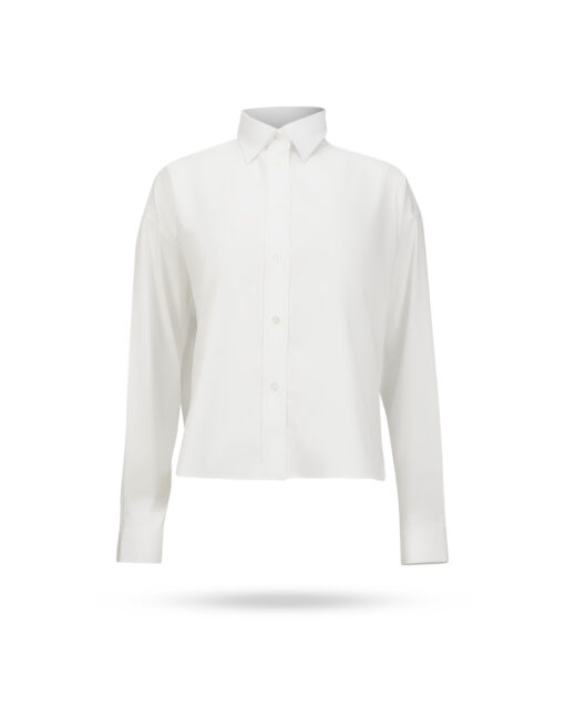 Soluzione Vokuhila Bluse cropped Weiss 1396 200 10 1